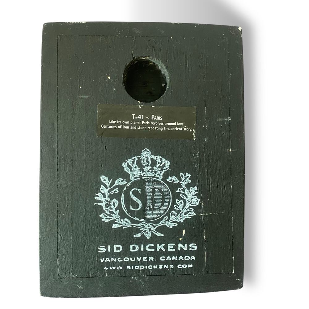Sid Dickens Memory Block "Paris 1998" T-41 Tile 8”x 6” Retired Iron Collection - Picture 3 of 12